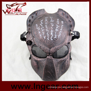 Ziz01 depredador mascarilla mascarilla facial de la máscara de Wargame táctico